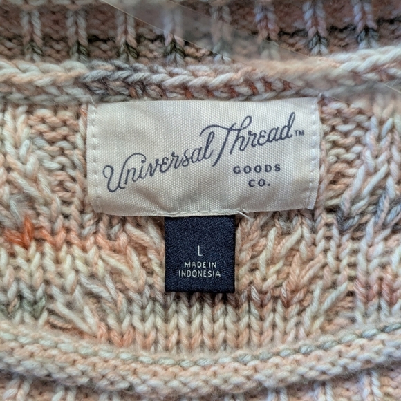 Universal Thread Large Back Tie Chunky Knit Sweater - Picture 6 of 6